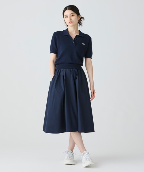 LACOSTE - LACOSTE コンビネーションマテリアルワンピースの通販