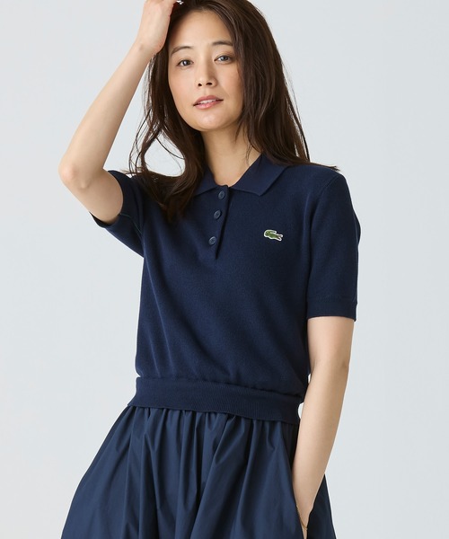 LACOSTE（ラコステ）の「異素材切り替え コンビネーションマテリアル