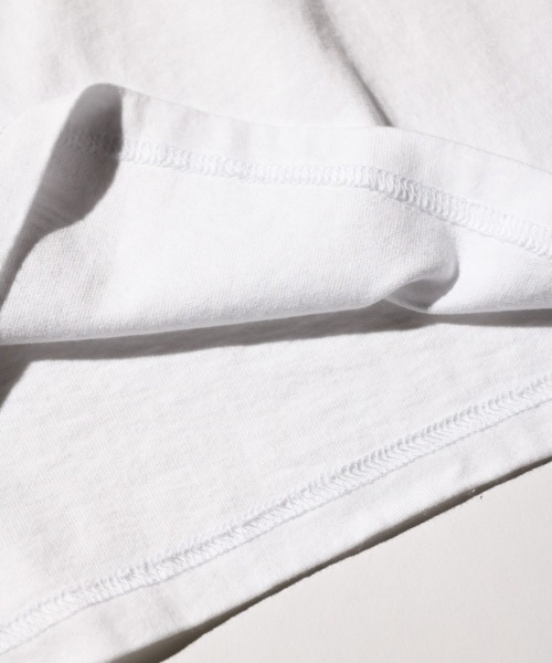 GUNG HO（ガンホー）の「GUNG HO / ガンホー WORKERS POCKET LS TEE ワンポイント ロゴ ポケットTシャツ ロングスリーブTシャツ（Tシャツ/カットソー・メンズ・ホワイト/ブラック・MEDIUM/LARGE/X-LARGE/SMALL）」の7枚目の写真