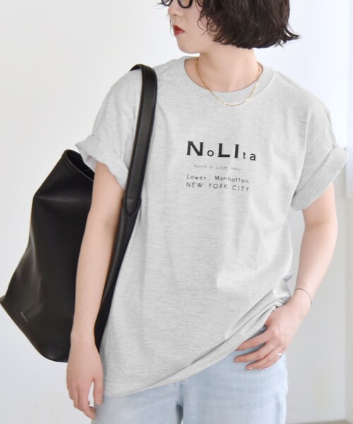 セール】ANGE IN DISGUISE:〈手洗い可能〉コットン Nolita ロゴ