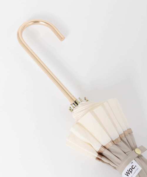 Wpc.（ダブリュピーシー）の「Wpc.　16K パッチワークライナー（長傘・レディース・ベージュ/ネイビー・ONE）」の9枚目の写真