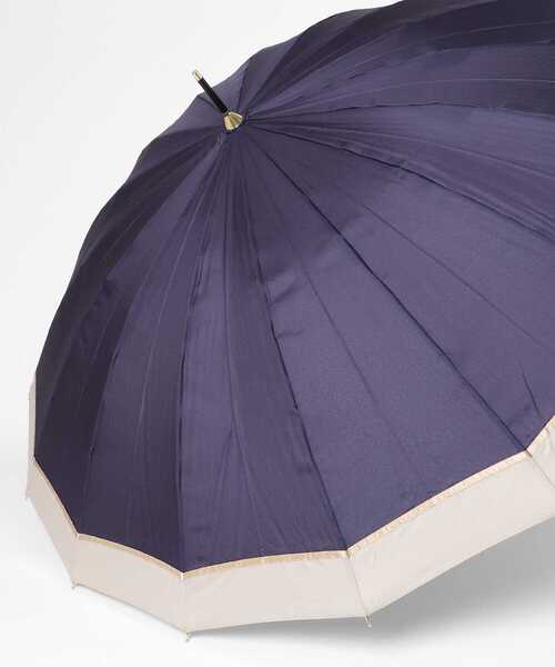 Wpc.（ダブリュピーシー）の「Wpc.　16K パッチワークライナー（長傘・レディース・ベージュ/ネイビー・ONE）」の12枚目の写真