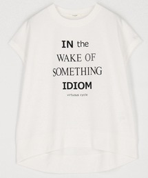 Grand PARK | フレンチスリーブ　ロゴ入りカットソー(その他トップス)