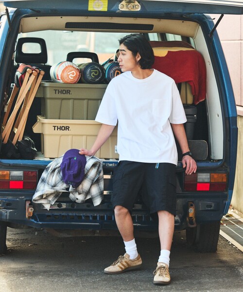 FREAK'S STORE(フリークスストア)の「限定展開 ナイロン クライミング イージー カーゴショーツ(その他パンツ・メンズ・チャコールグレー/レオパード/グレー系その他/ブラック系その他/カモフラージュ/オリーブ/ベージュ/ブラック・SMALL/MEDIUM/LARGE)」の16枚目の写真