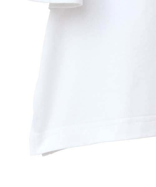 ESCAR（エスカー）の「■ESCAR バイカラーstフレアスリーブTEE（Tシャツ/カットソー・レディース・ブラック/オフホワイト・FREE）」の15枚目の写真