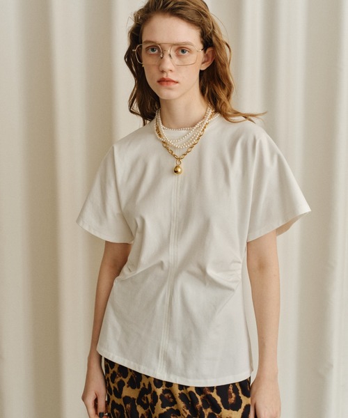 tシャツ Waist tuck T-shirt／ウエストタックTシャツ レディース Waist tuck T-shirt／ウエストタックTシャツ（Tシャツ