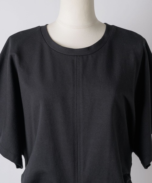 yae(ヤエ)の「Waist tuck T-shirt/ウエストタックTシャツ(Tシャツ/カットソー・レディース・ホワイト/ブラック・FREE)」の19枚目の写真