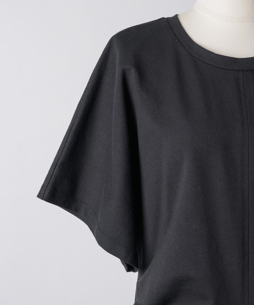 yae(ヤエ)の「Waist tuck T-shirt/ウエストタックTシャツ(Tシャツ/カットソー・レディース・ホワイト/ブラック・FREE)」の20枚目の写真