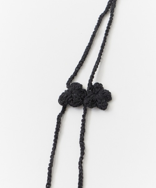 ROOPTOKYO（ループトウキョウ）の「クロシェ編み バブーシュカ（キャップ・レディース・キャメル/ブラック/アイボリー・FREE）」の16枚目の写真