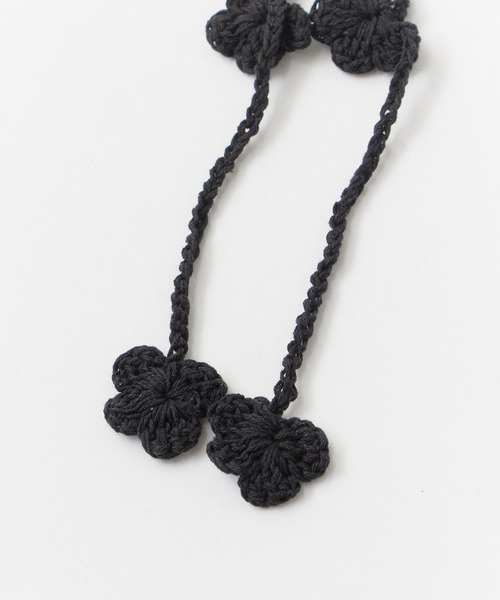 ROOPTOKYO（ループトウキョウ）の「クロシェ編み バブーシュカ（キャップ・レディース・キャメル/ブラック/アイボリー・FREE）」の17枚目の写真