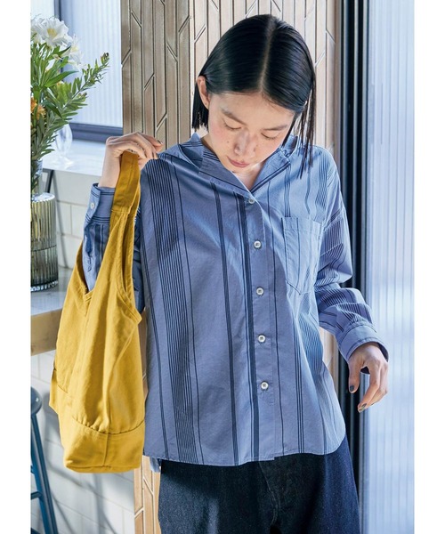 Sunny clouds(サニークラウズ)の「サニークラウズ 黄色い帆布バッグ(トートバッグ・レディース・イエロー・ONE SIZE)」の9枚目の写真