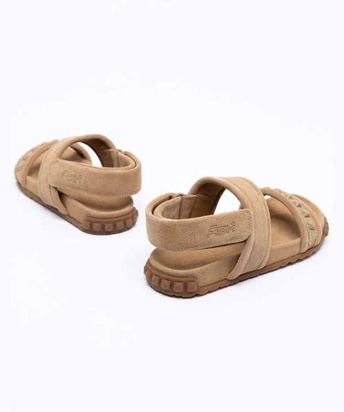 ASH（アッシュ）の「ASH/アッシュ【TIXTY】スタッズスエードサンダル フラット スポサン 2.5cmヒール（サンダル・レディース・ブラウン/ピンク・35/36/37/38/39）」の13枚目の写真