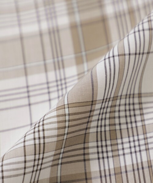 MACKINTOSH PHILOSOPHY（ﾏｯｷﾝﾄｯｼｭ ﾌｨﾛｿﾌｨｰ）の「タータンチェックキャミワンピース（ワンピース・レディース・ベージュ/ライトブルー・38）」の11枚目の写真