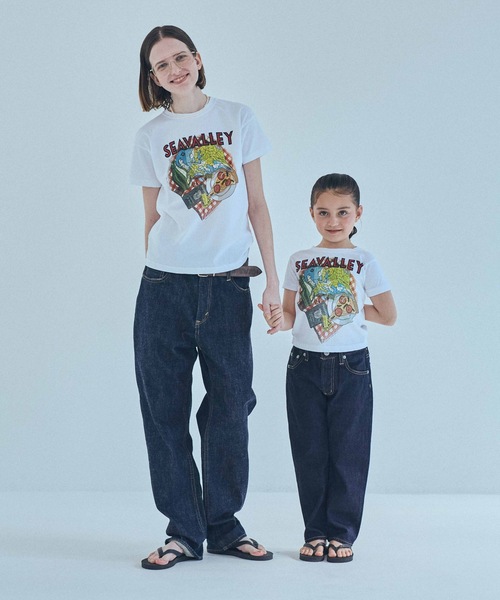 SEA（シー）の「GRAPHIC TEE (SEAVALLEY PIZZA SHOP TEE）（Tシャツ