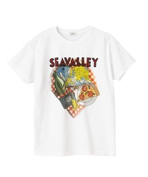 SEA（シー）の「GRAPHIC TEE (SEAVALLEY PIZZA SHOP TEE）（T