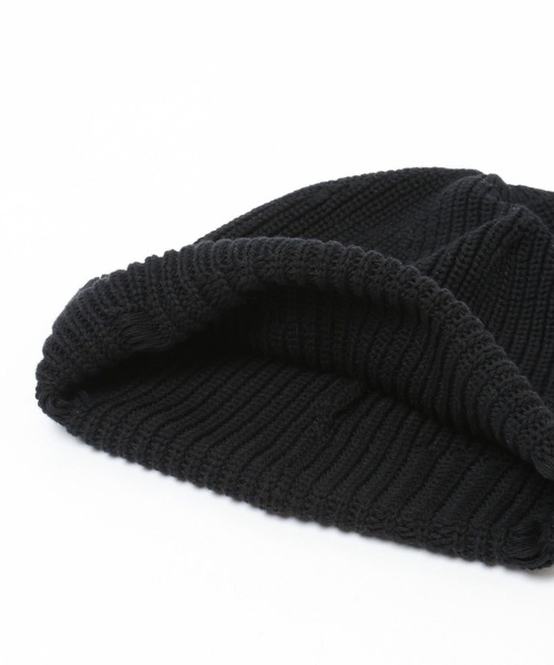 HARE(ハレ)の「ダメージビーニー(HARE)(ニットキャップ/ビーニー・メンズ・ブラック・FREE)」の10枚目の写真