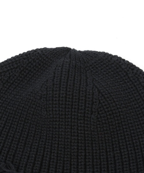 HARE(ハレ)の「ダメージビーニー(HARE)(ニットキャップ/ビーニー・メンズ・ブラック・FREE)」の6枚目の写真