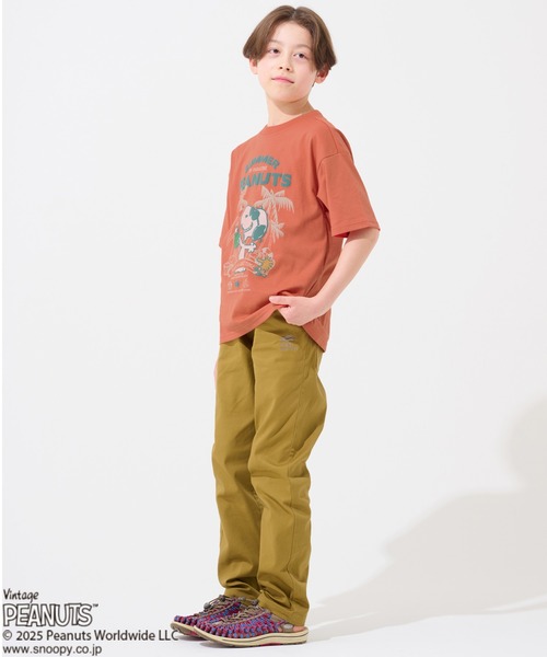 KRIFF MAYER（クリフメイヤー）の「【接触冷感・吸水速乾】スヌーピープリントT(クリームソーダ)（Tシャツ/カットソー・キッズ・ブラック/オフホワイト/ブルー/レッド・120/130/140/150/160/170）」の15枚目の写真