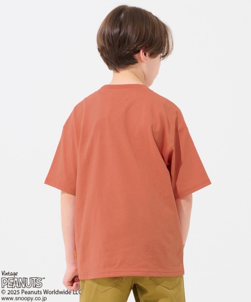 KRIFF MAYER（クリフメイヤー）の「【接触冷感・吸水速乾】スヌーピープリントT(クリームソーダ)（Tシャツ/カットソー・キッズ・ブラック/オフホワイト/ブルー/レッド・120/130/140/150/160/170）」の14枚目の写真