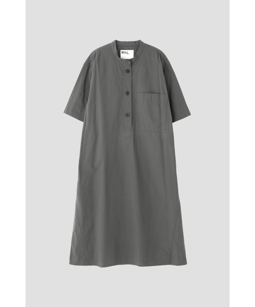 MHL.（エムエイチエル）の「COTTON CORD SHIRTING（ワンピース・レディース・チャコール/オフホワイト・2/1）」の10枚目の写真