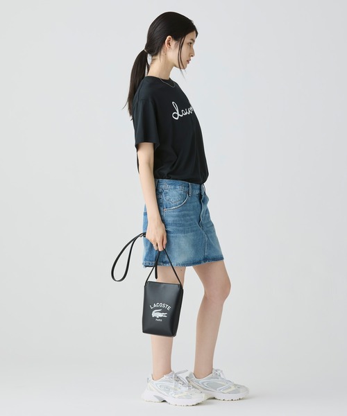 型押しロゴグラフィック ミニショルダーバッグ（ショルダー
