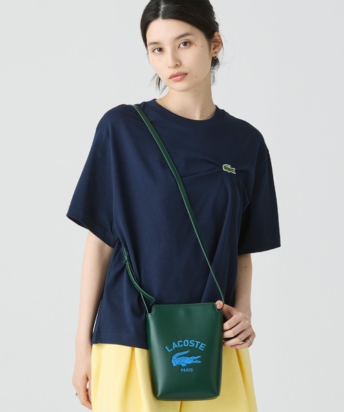 Lacoste ショルダーバッグ 幾何学模様 - メルカリ