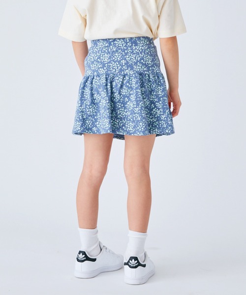 ever closet（エバークローゼット）の「1分丈総柄スカッツ（スカート・キッズ・ベージュ/ラベンダー/ミント/モカ/オートミール/オレンジ/ブルー系その他4/サックスブルー/ブラウン/パープル系その他/ブルー/グレー・90cm/100cm/110cm/120cm/130cm/140cm/150cm/160cm）」の9枚目の写真