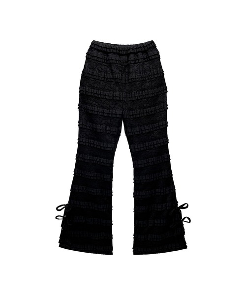 Honey Cinnamon（ハニーシナモン）の「総レースフレアパンツ（その他パンツ・レディース・ブラック/ホワイト・FREE）」の8枚目の写真