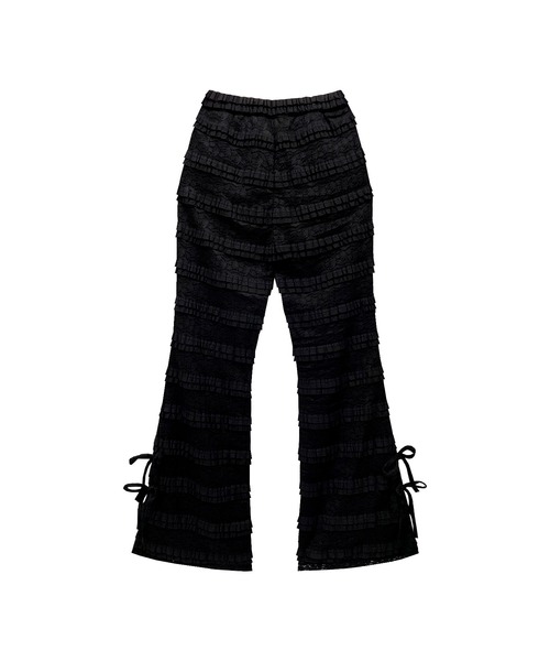 Honey Cinnamon（ハニーシナモン）の「総レースフレアパンツ（その他パンツ・レディース・ブラック/ホワイト・FREE）」の9枚目の写真