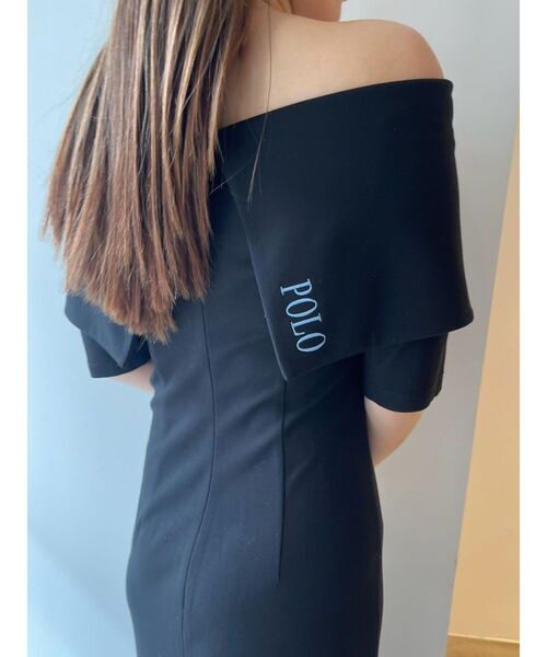 POLO BCS（ポロ ビーシーエス）の「【POLO BCSコラボ】オフショルワンピース（ワンピース・レディース・ブラック/ブルー/ブラウン・MEDIUM/SMALL）」の11枚目の写真