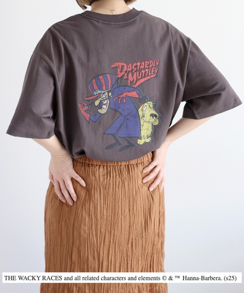 DISCUS ATHLETIC（ディスカス　アスレチック）の「【DISCUS ATHLETIC】キャラクタープリント Tee　パワーパフ ガールズ＆チキチキマシン猛レース（Tシャツ/カットソー・レディース・ホワイト系1/ホワイト系2/ブラック系1/ブラック系2・M）」の3枚目の写真