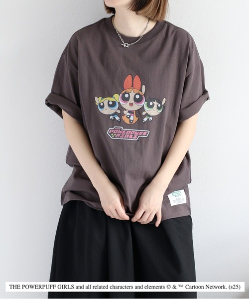 DISCUS ATHLETIC（ディスカス　アスレチック）の「【DISCUS ATHLETIC】キャラクタープリント Tee　パワーパフ ガールズ＆チキチキマシン猛レース（Tシャツ/カットソー・レディース・ホワイト系1/ホワイト系2/ブラック系1/ブラック系2・M）」の4枚目の写真