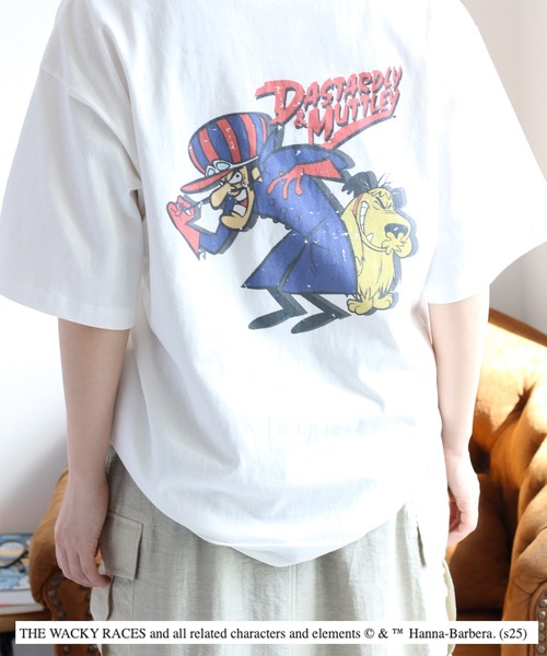 DISCUS ATHLETIC（ディスカス　アスレチック）の「【DISCUS ATHLETIC】キャラクタープリント Tee　パワーパフ ガールズ＆チキチキマシン猛レース（Tシャツ/カットソー・レディース・ホワイト系1/ホワイト系2/ブラック系1/ブラック系2・M）」の10枚目の写真