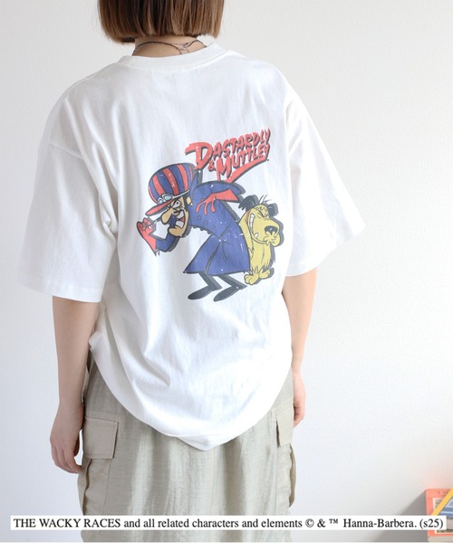 DISCUS ATHLETIC（ディスカス　アスレチック）の「【DISCUS ATHLETIC】キャラクタープリント Tee　パワーパフ ガールズ＆チキチキマシン猛レース（Tシャツ/カットソー・レディース・ホワイト系1/ホワイト系2/ブラック系1/ブラック系2・M）」の7枚目の写真