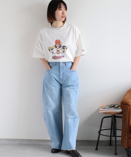 DISCUS ATHLETIC（ディスカス　アスレチック）の「【DISCUS ATHLETIC】キャラクタープリント Tee　パワーパフ ガールズ＆チキチキマシン猛レース（Tシャツ/カットソー・レディース・ホワイト系1/ホワイト系2/ブラック系1/ブラック系2・M）」の21枚目の写真