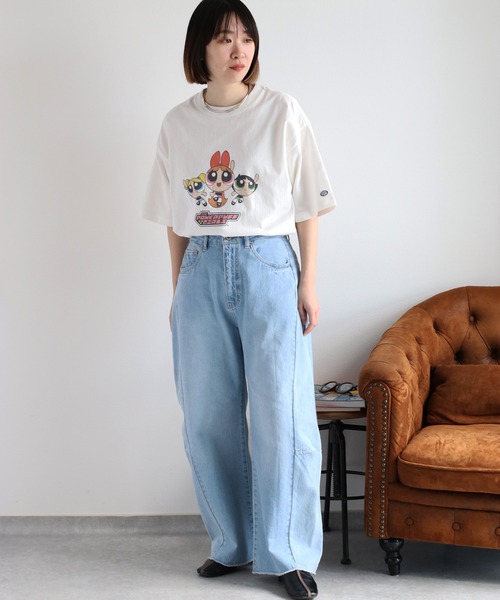 DISCUS ATHLETIC（ディスカス　アスレチック）の「【DISCUS ATHLETIC】キャラクタープリント Tee　パワーパフ ガールズ＆チキチキマシン猛レース（Tシャツ/カットソー・レディース・ホワイト系1/ホワイト系2/ブラック系1/ブラック系2・M）」の22枚目の写真