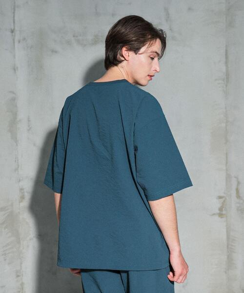 THOUSAND MILE（サウザンドマイル）の「『別注』THOUSAND MILE×UR　WASHER CODE T-SHIRTS（Tシャツ/カットソー・メンズ・ブラック/カーキ/ブルー系その他・SMALL/MEDIUM/LARGE）」の7枚目の写真