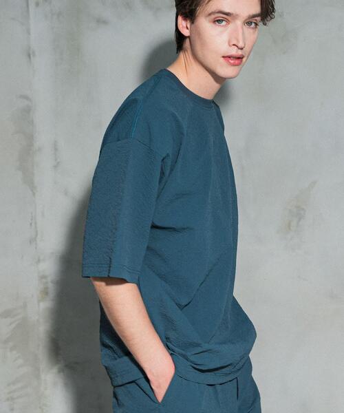 THOUSAND MILE（サウザンドマイル）の「『別注』THOUSAND MILE×UR　WASHER CODE T-SHIRTS（Tシャツ/カットソー・メンズ・ブラック/カーキ/ブルー系その他・SMALL/MEDIUM/LARGE）」の8枚目の写真