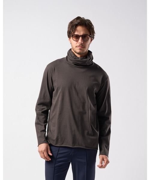 wjk（ダヴルジェイケイ）の「twist high neck L/S（Tシャツ/カットソー・メンズ・ダークグレー/レッド/ブラウン/ブラック・MEDIUM/SMALL/X-LARGE/LARGE）」の3枚目の写真