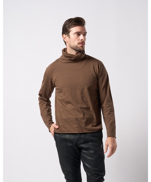 wjk（ダヴルジェイケイ）の「twist high neck L/S（Tシャツ/カットソー・メンズ・ダークグレー/レッド/ブラウン/ブラック・MEDIUM/SMALL/X-LARGE/LARGE）」の17枚目の写真