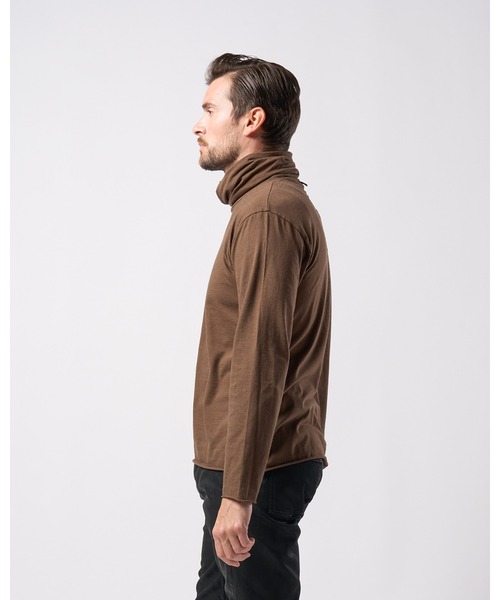 wjk（ダヴルジェイケイ）の「twist high neck L/S（Tシャツ/カットソー・メンズ・ダークグレー/レッド/ブラウン/ブラック・MEDIUM/SMALL/X-LARGE/LARGE）」の18枚目の写真