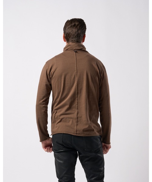 wjk（ダヴルジェイケイ）の「twist high neck L/S（Tシャツ/カットソー・メンズ・ダークグレー/レッド/ブラウン/ブラック・MEDIUM/SMALL/X-LARGE/LARGE）」の19枚目の写真