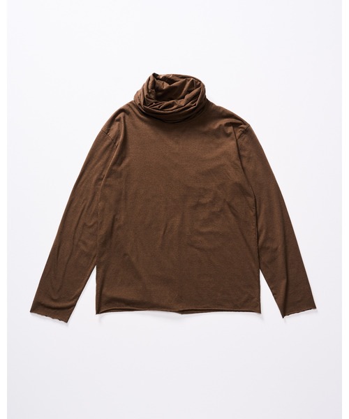 wjk（ダヴルジェイケイ）の「twist high neck L/S（Tシャツ/カットソー・メンズ・ダークグレー/レッド/ブラウン/ブラック・MEDIUM/SMALL/X-LARGE/LARGE）」の20枚目の写真