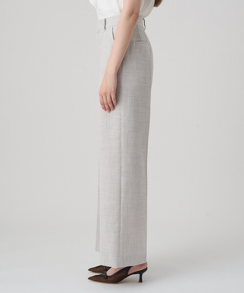 ANAYI（アナイ）の「カラミリネンライクワイドパンツ〈セットアップ対応商品〉（その他パンツ・レディース・ベージュ/ライトグレー/ブラック・38/36）」の5枚目の写真