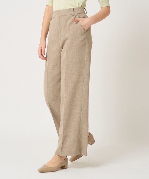 ANAYI（アナイ）の「カラミリネンライクワイドパンツ〈セットアップ対応商品〉（その他パンツ・レディース・ベージュ/ライトグレー/ブラック・38/36）」の12枚目の写真