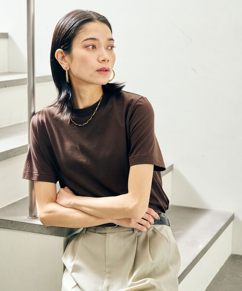 tシャツ 「SEASONAL COLLECTION」LOTUS クルーネック Tシャツ レディース SEASONAL COLLECTION＞LOTUS クルーネック Tシャツ（Tシャツ