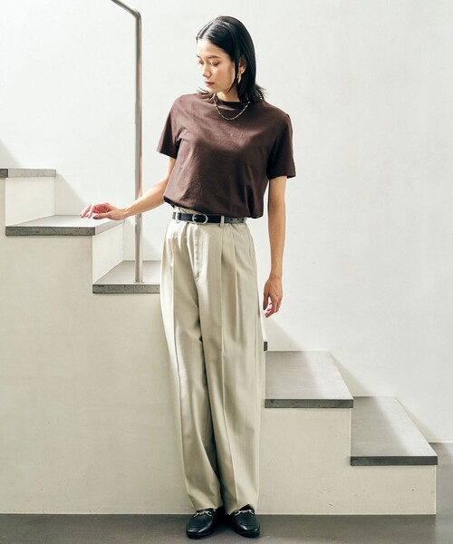 tシャツ 「SEASONAL COLLECTION」LOTUS クルーネック Tシャツ レディース SEASONAL COLLECTION＞LOTUS クルーネック Tシャツ（Tシャツ