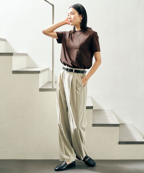 tシャツ 「SEASONAL COLLECTION」LOTUS クルーネック Tシャツ レディース SEASONAL COLLECTION＞LOTUS クルーネック Tシャツ（Tシャツ