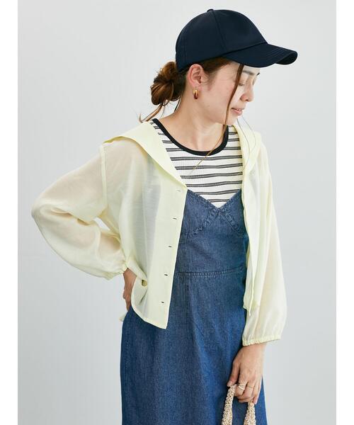 FORTE FORTE◆長袖シャツ/コットン/シルク/BLU/シアー/シースルー セール】【led.tokyo】SHEER OVER SIZE SHIRT/シアーオーバー