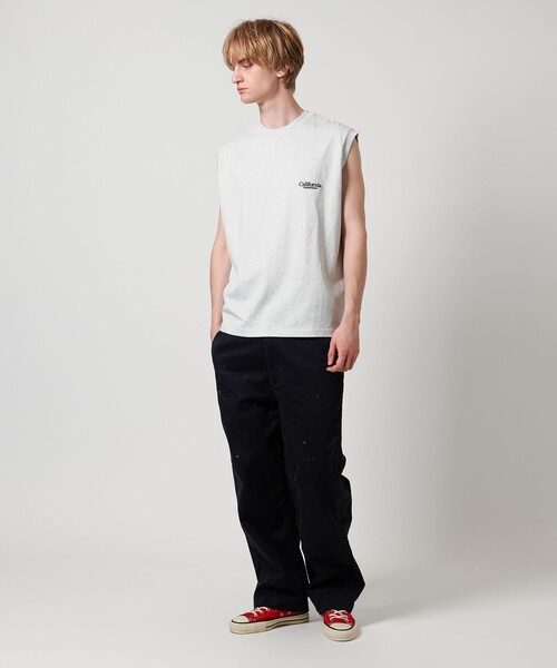 CGS.＞ オーガニックコットン ノースリーブ ロゴ Tシャツ（T
